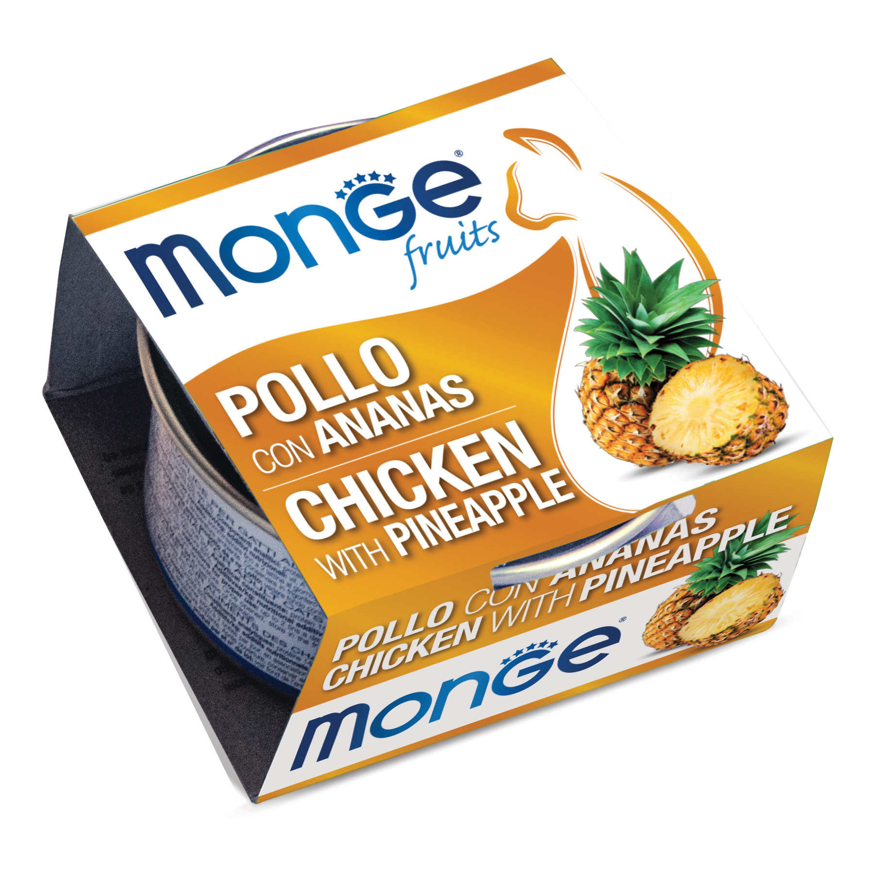Monge Gatto Fruits Lattina Adulto Pollo &amp; Ananas 80 Gr