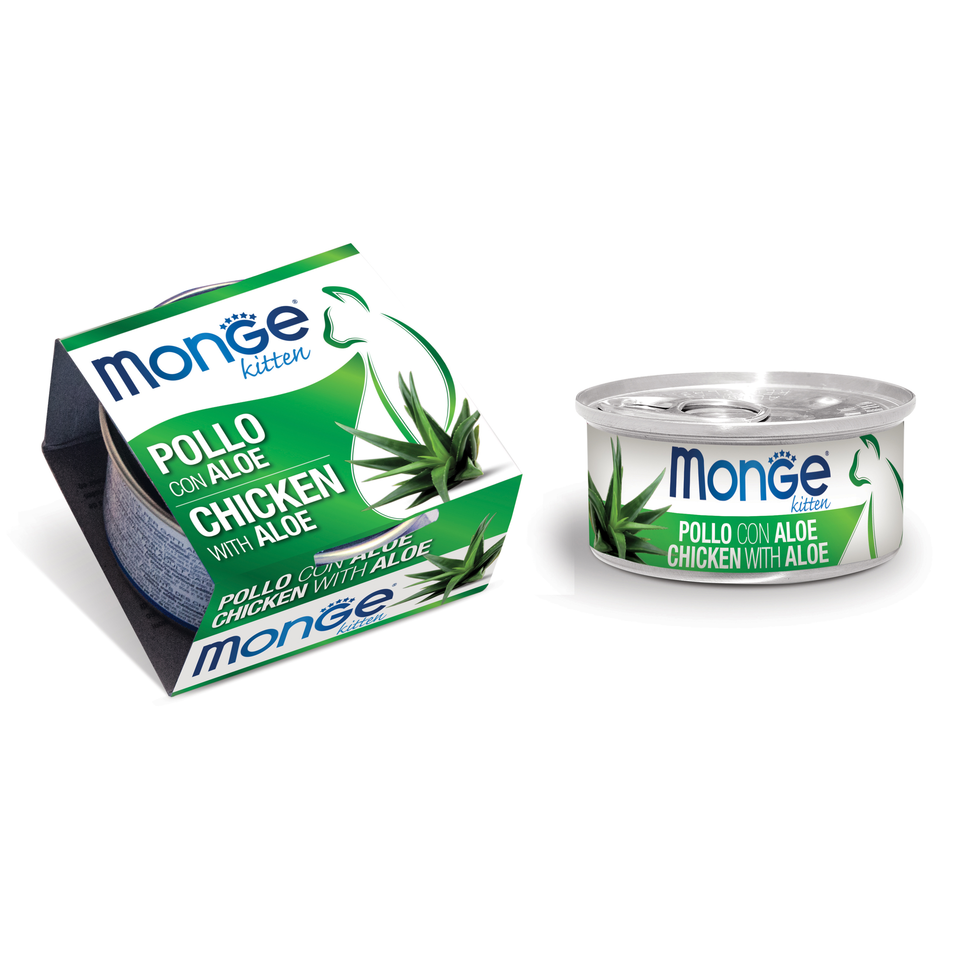 Monge Gatto Fruits Lattina Kitten Pollo &amp; Aloe 80 Gr