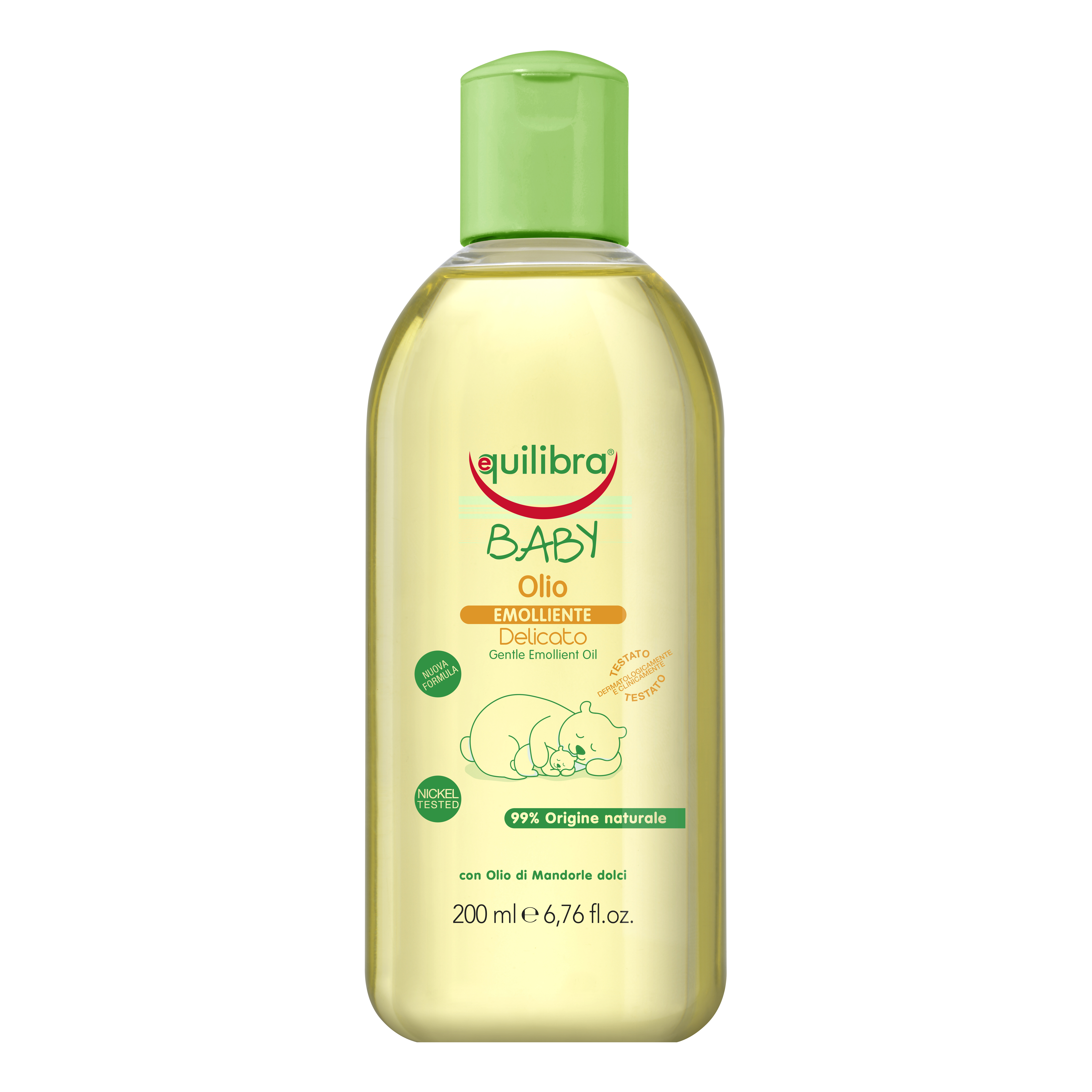 Equilibra Srl Olio Naturale Emolliente Baby 200 Ml