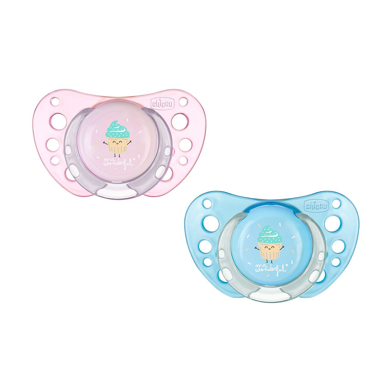 Chicco Succhietto Air Mwond Silicone 0-6 2pezzi