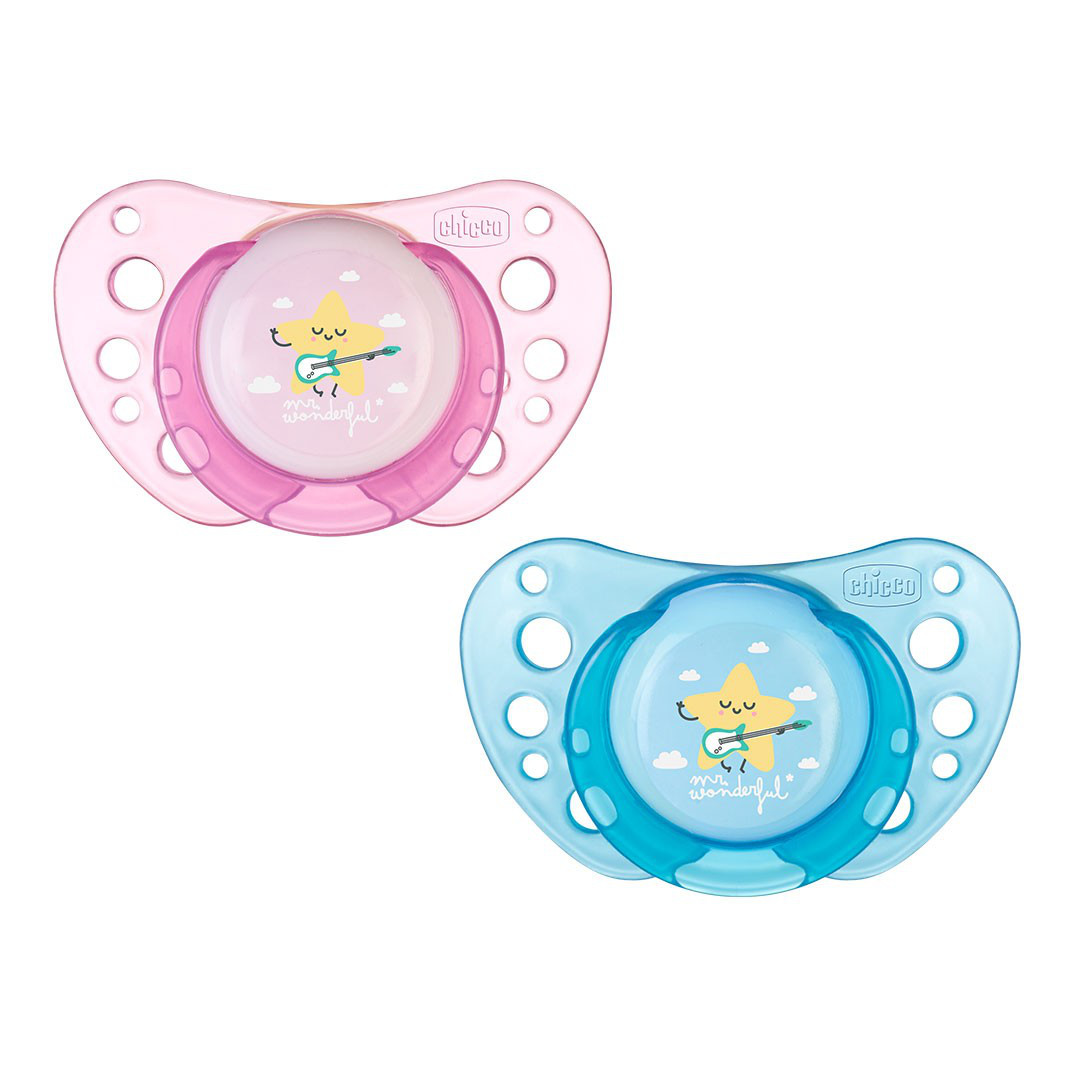 Chicco Succhietto Air Mwond Silicone 12+ 2pezzi