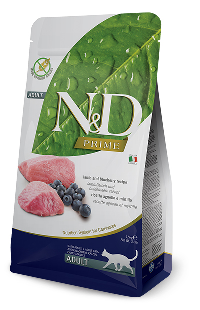 N&amp;d cat grain free agnello &amp; mirtillo adult 5 kg