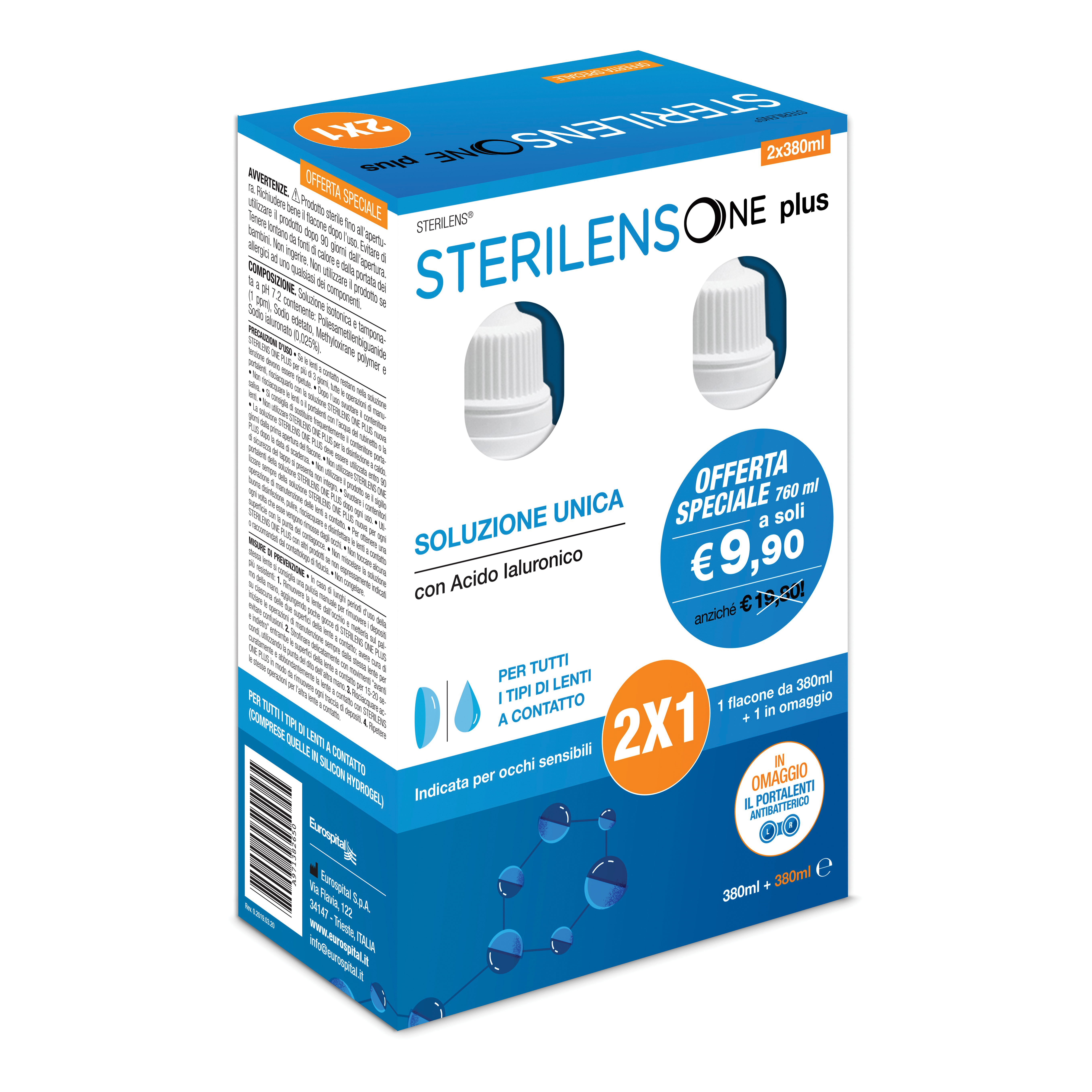 Sterilens one plus 380 ml bipacco