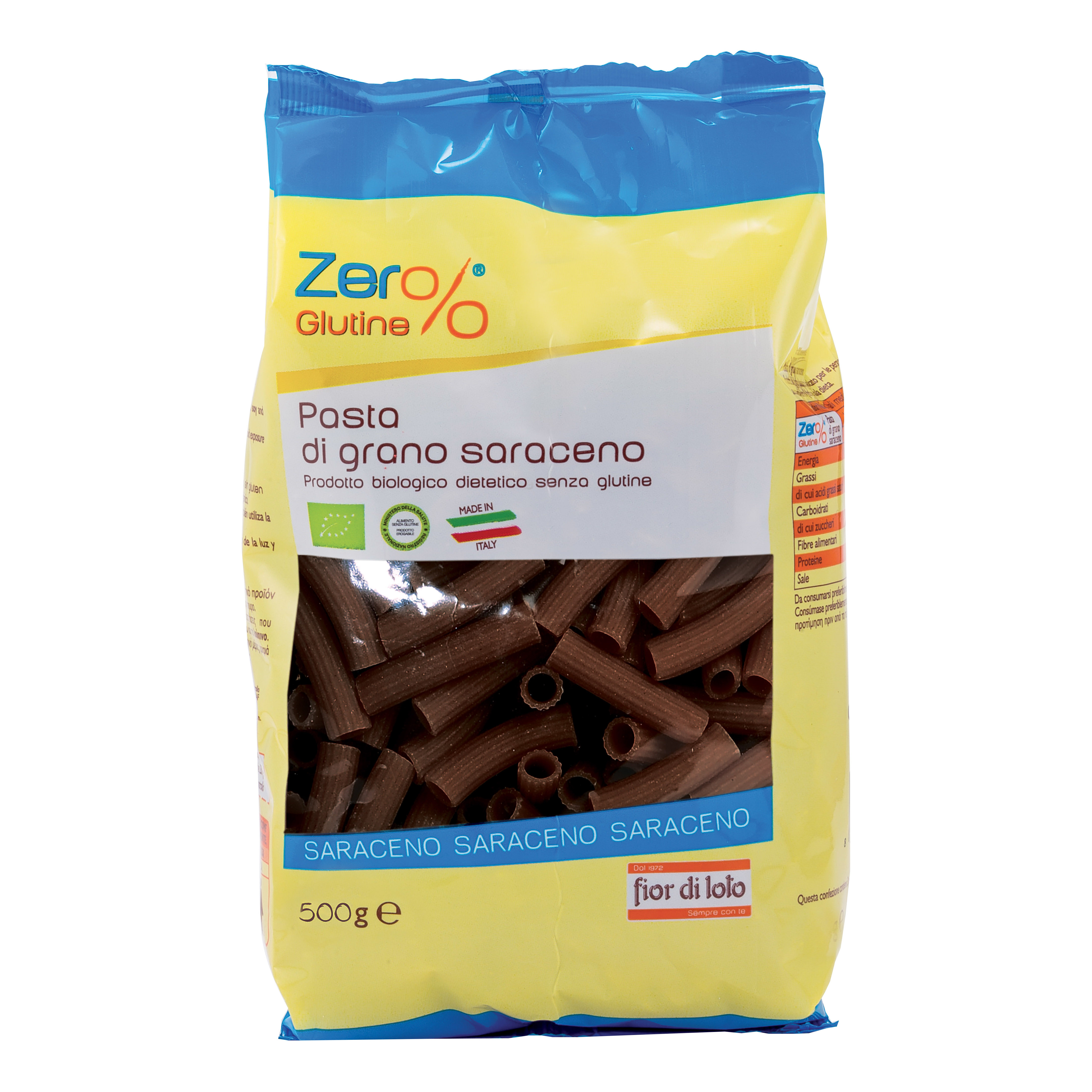 Rigatoni di saraceno bio 500 g