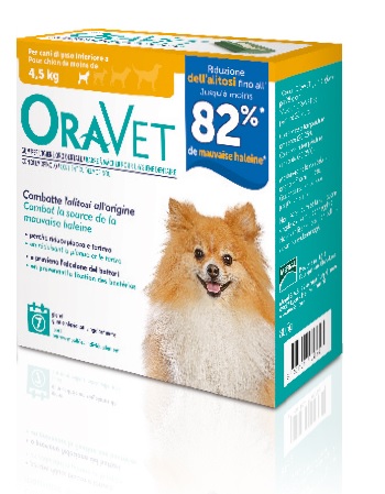Oravet Chew Dog Xs < 4,5Kg 7 Gum