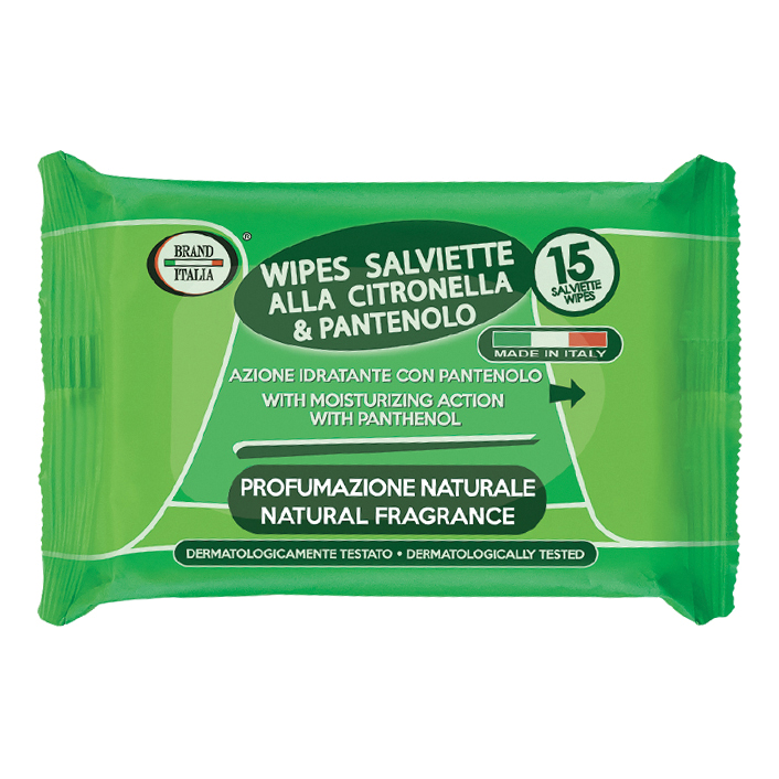 Salviette alla citronella