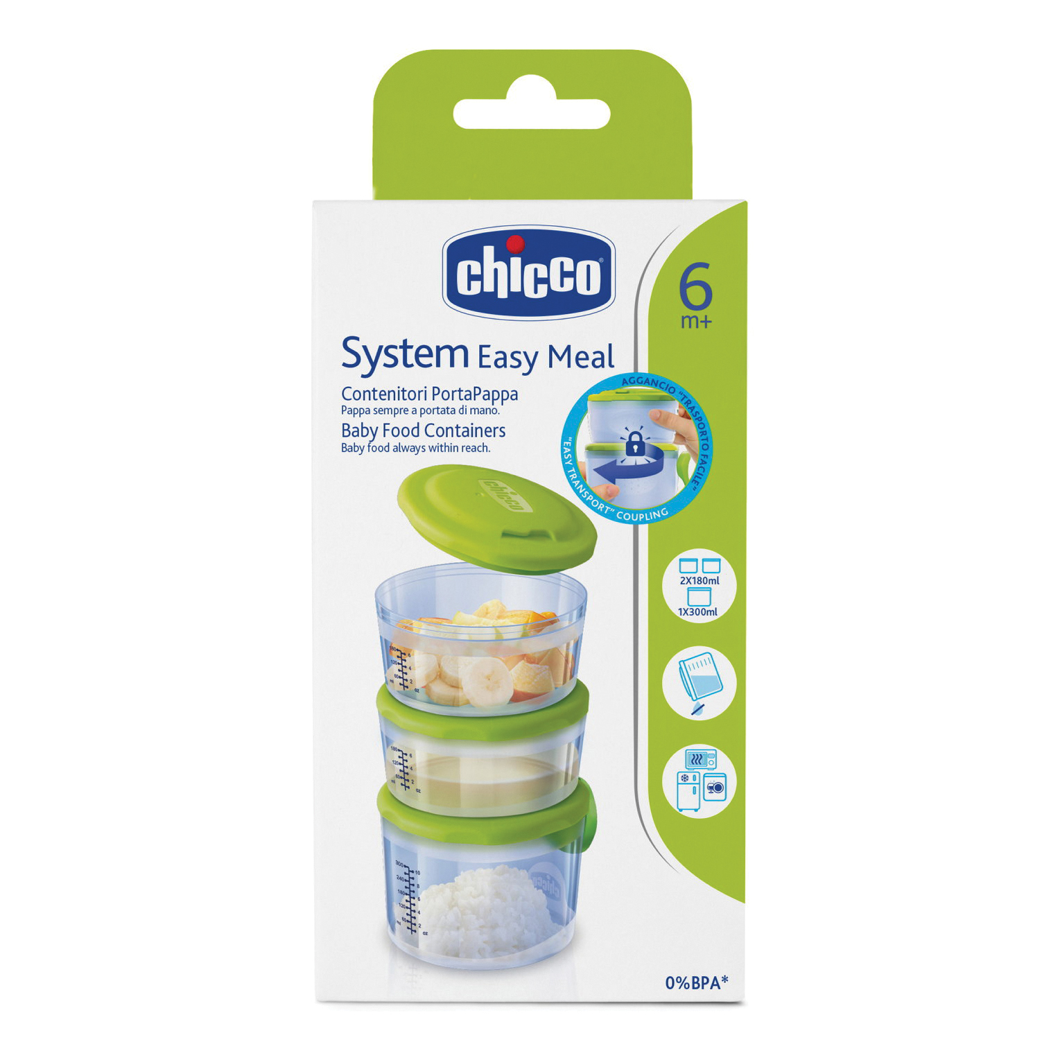 Chicco vasetti portapappa 6m+