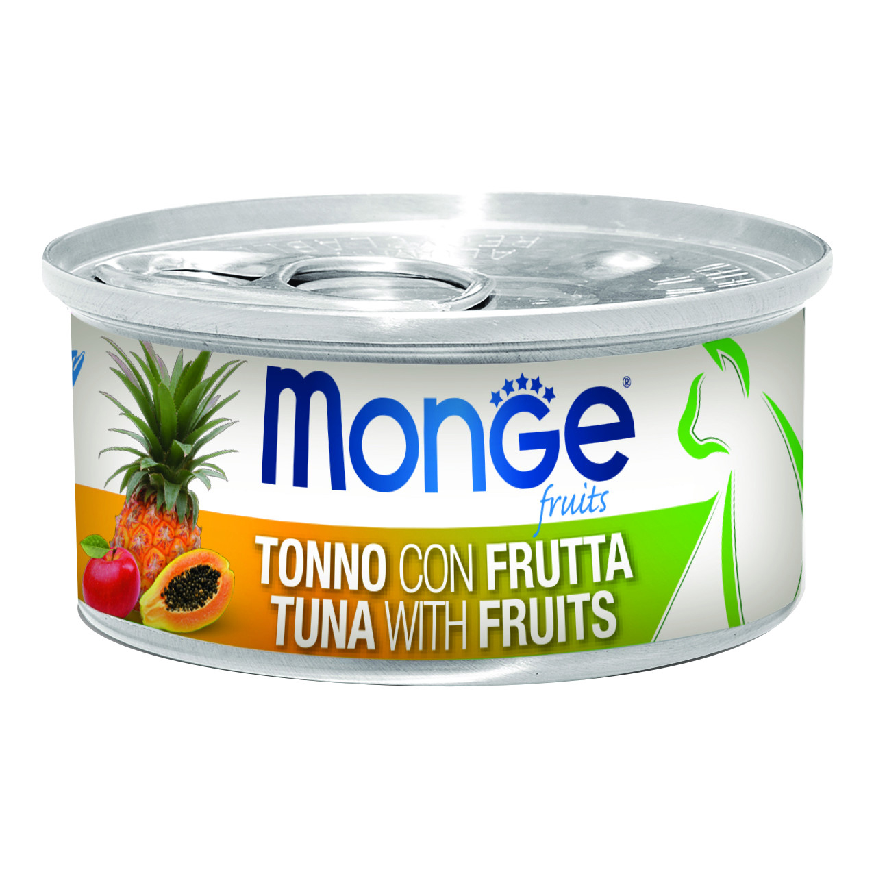 Monge Gatto Fruits Lattina Adulto Tonno &amp; Frutta 80 Gr