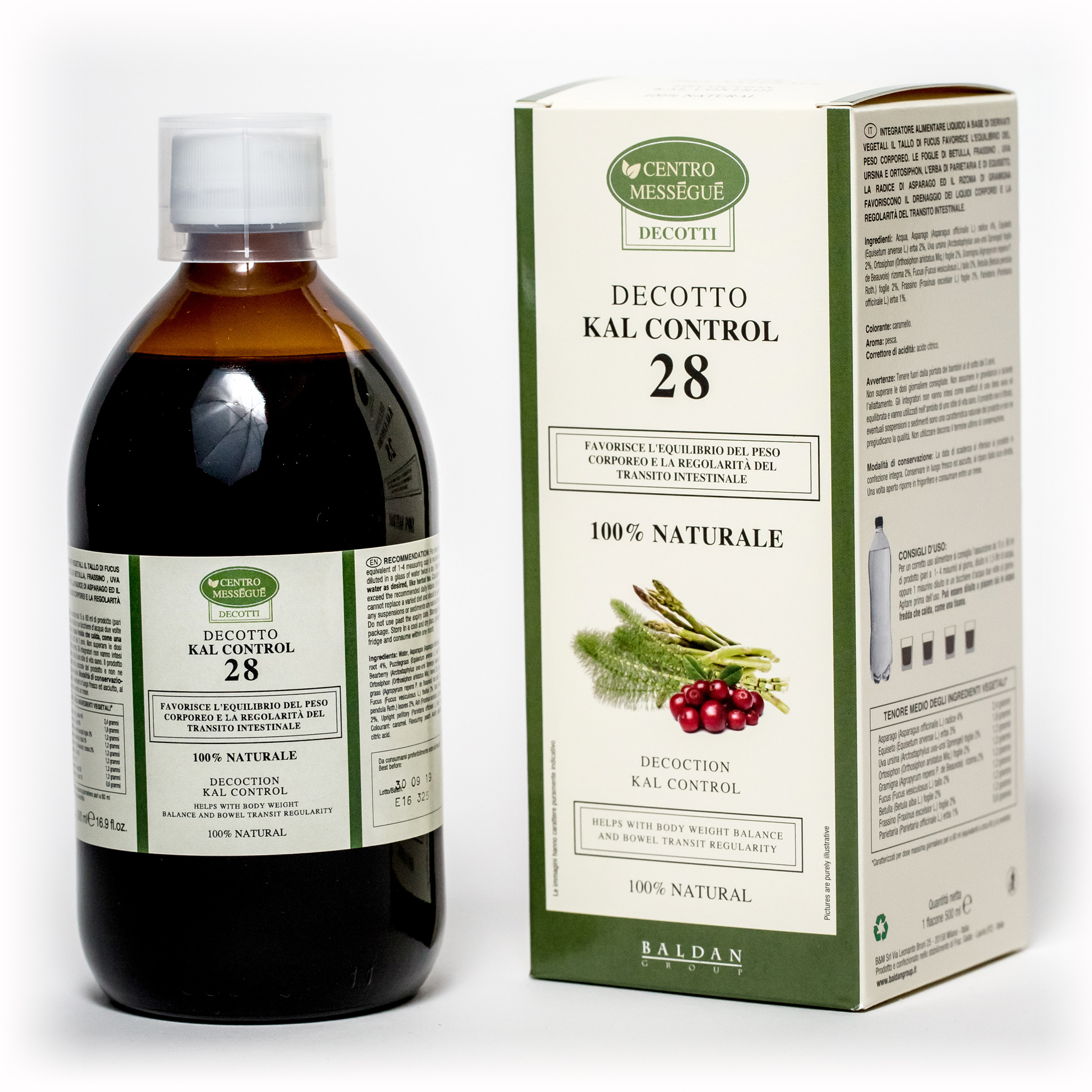 Decotto 28 kal control 100% naturale 500 ml