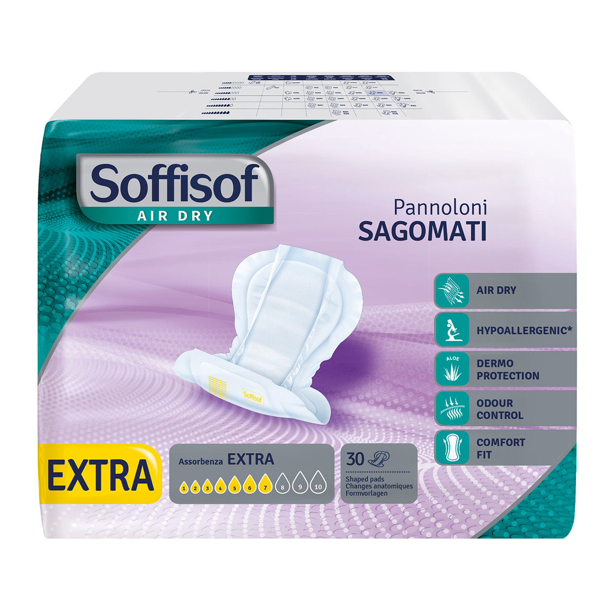 Soffisof Air Dry Sag Extra30pezzi