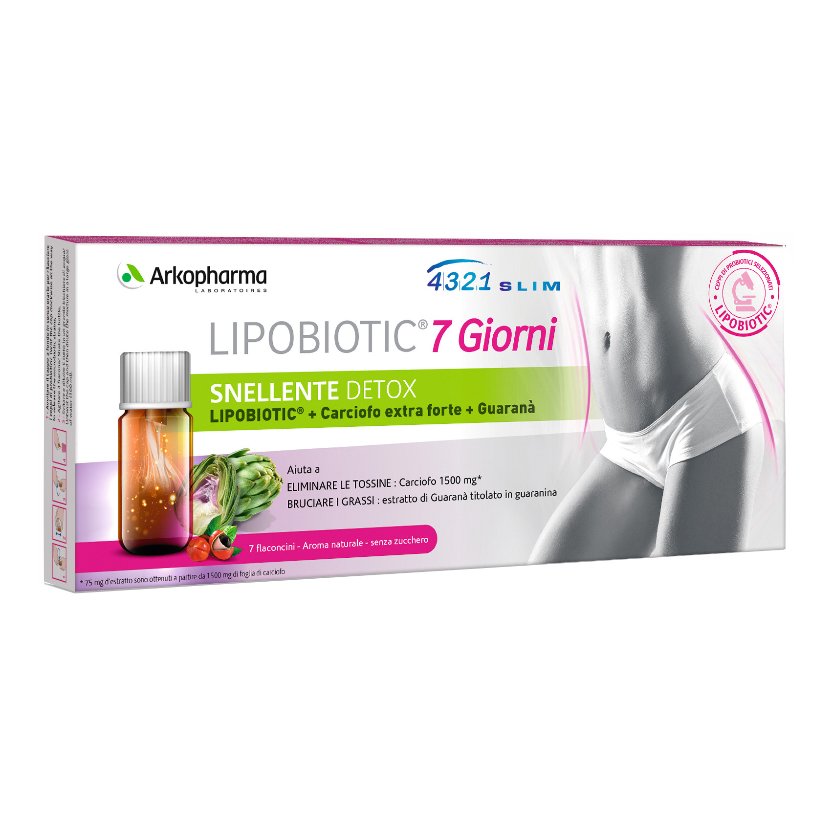 4321 slim lipobiotic 7gg 7 Flaconcini