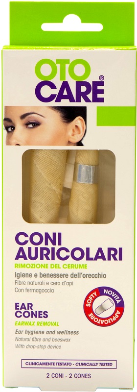 Otocare coni pulizia orecchio 2 pezzi