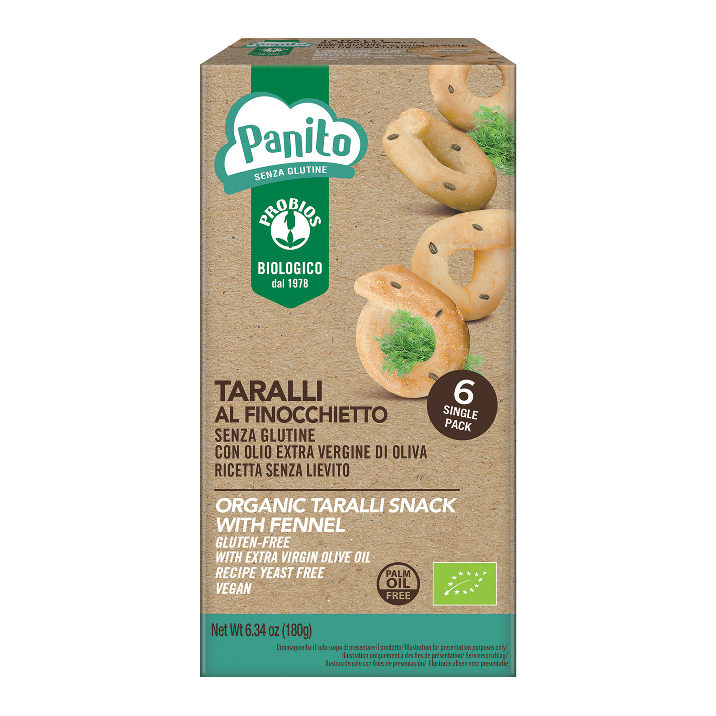 Panito Taralli al Finocchietto 180 g