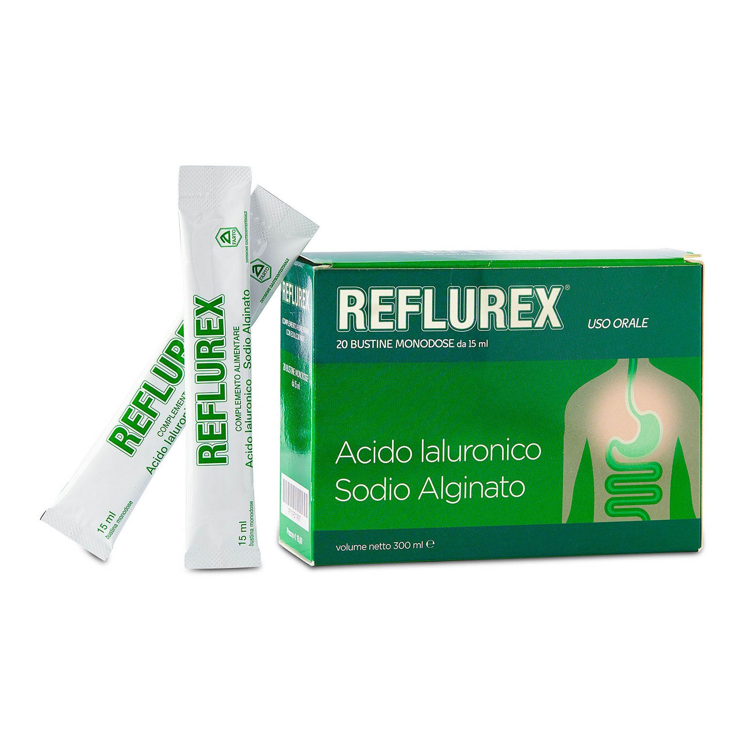 Reﬂurex 20 bustine monodose da 15ml