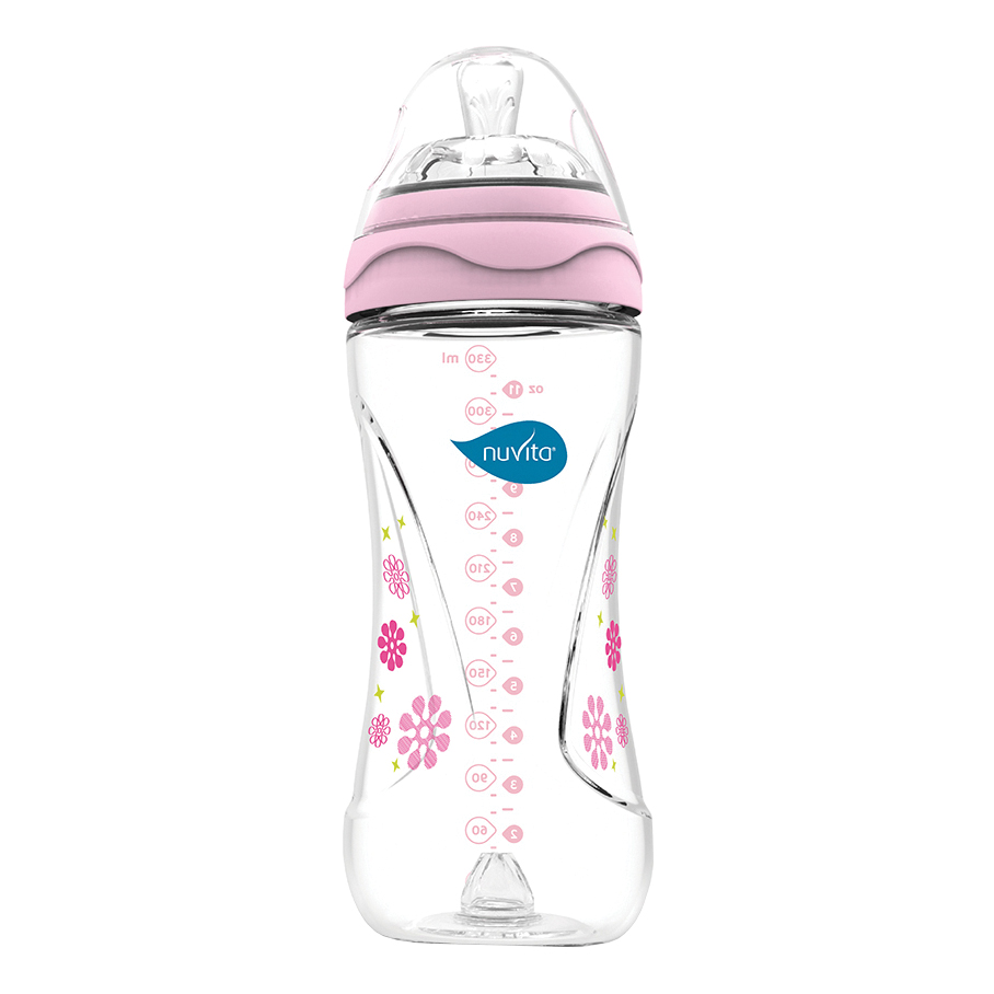 Mimic biberon 330 ml rosa