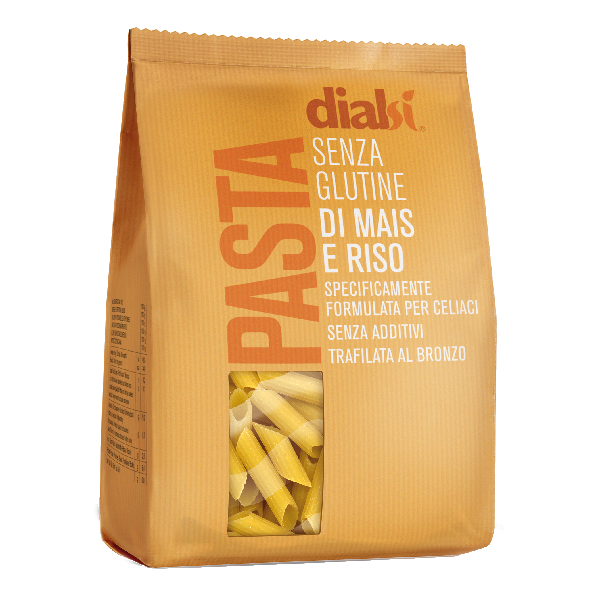 Dialsi' Penne di Mais e Riso Senza Glutine 400g