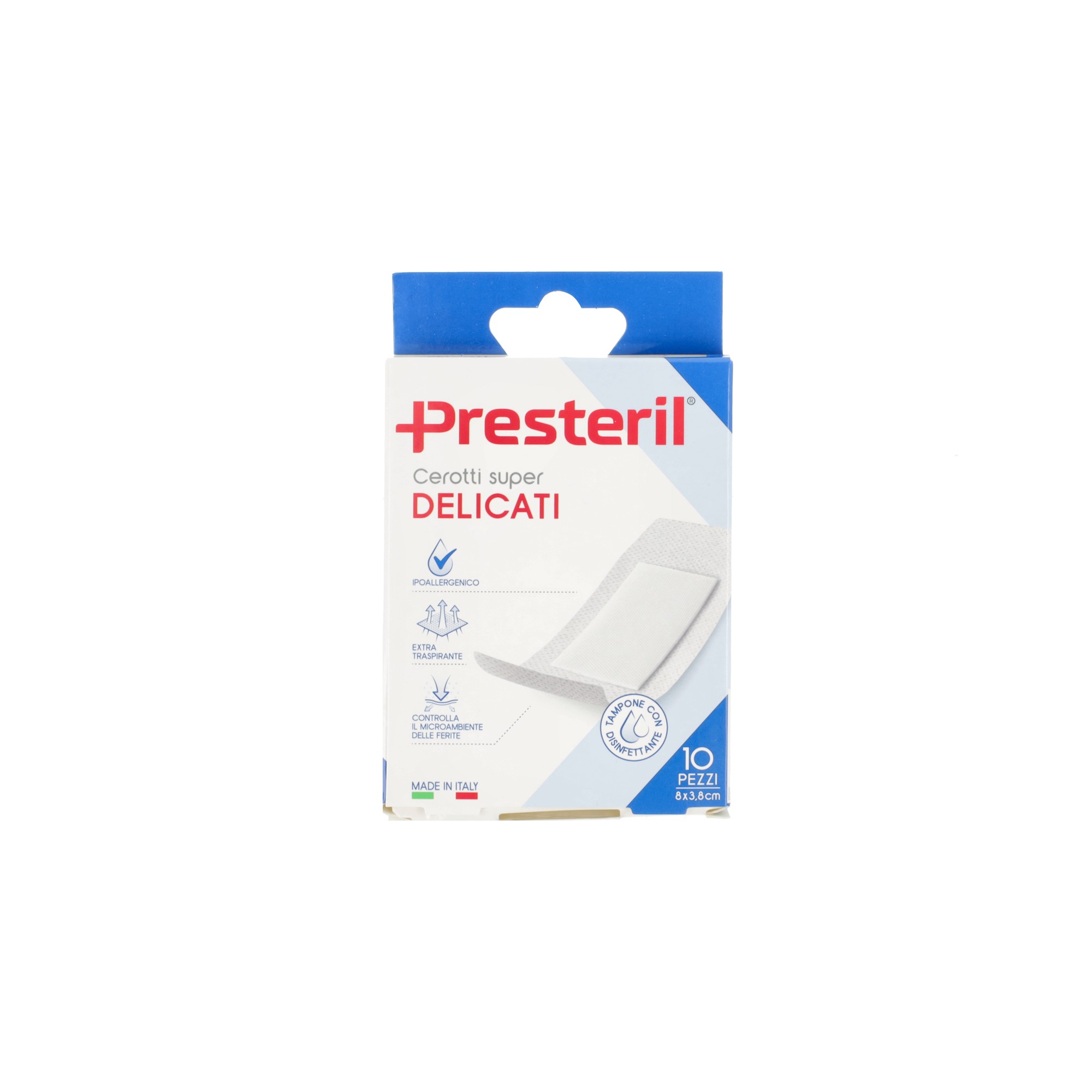 Medipresteril cerotti delicati super 8 x 3,8 10 pezzi