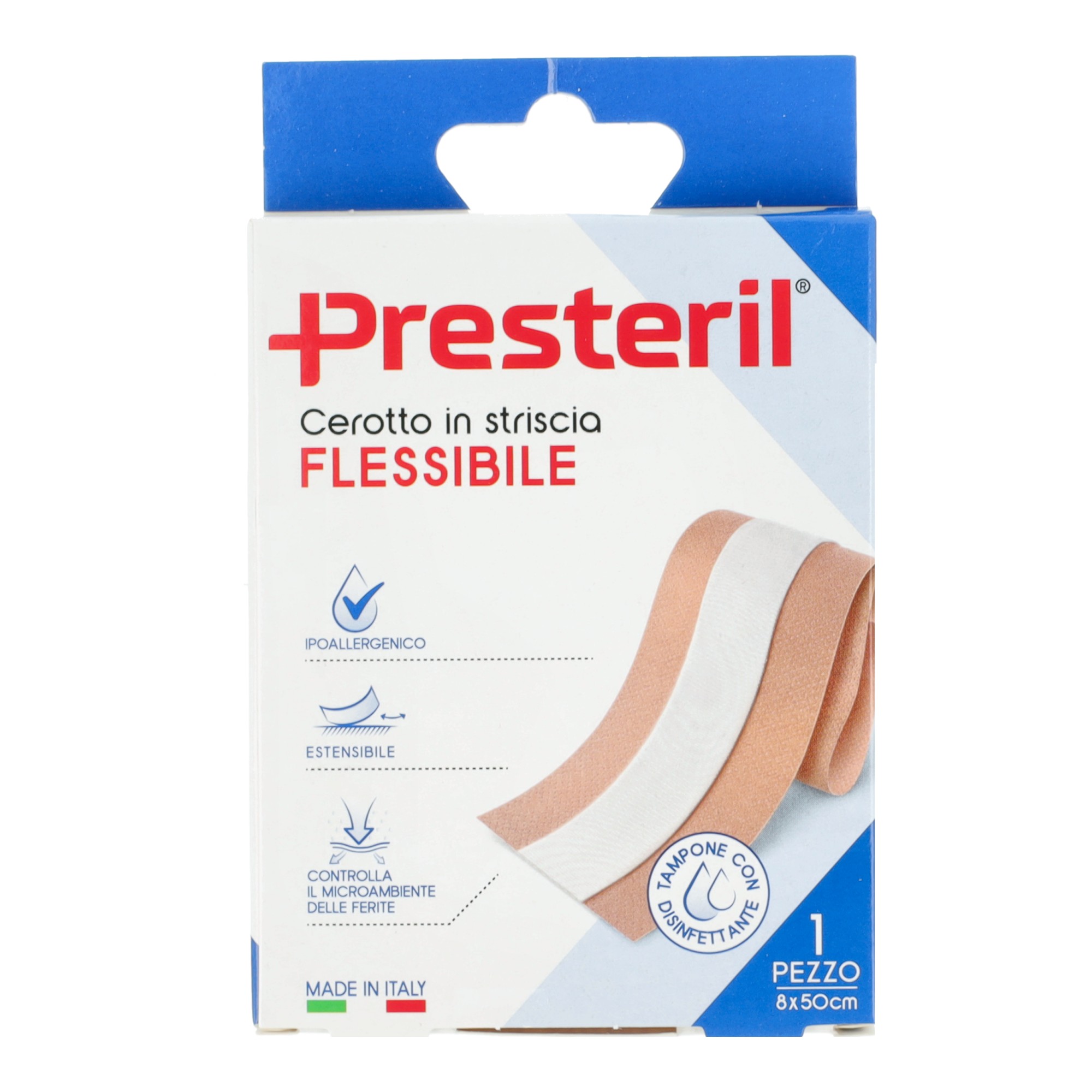 Cerotto In Striscia Medipresteril Flessibile 50 X8 Cm