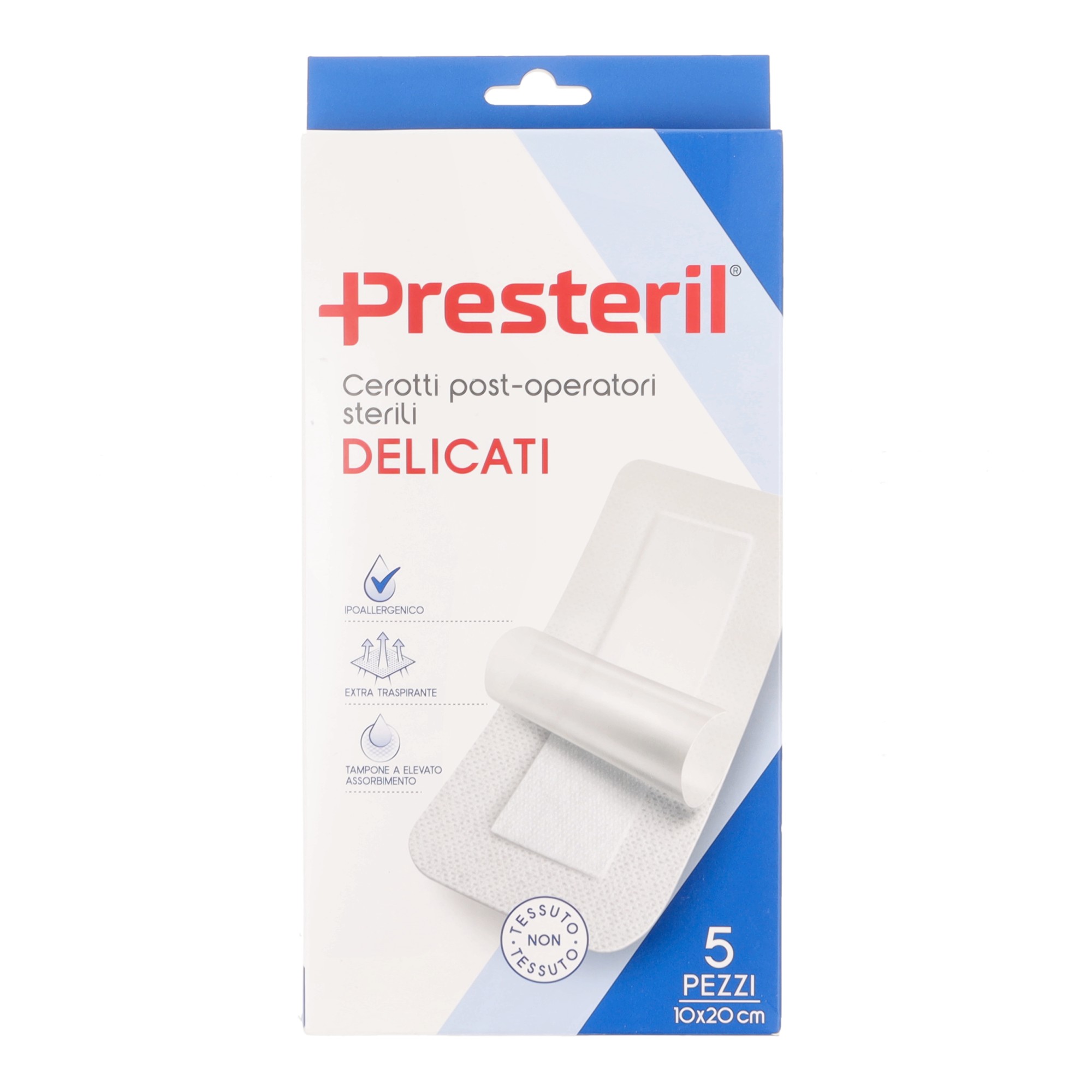 Medipresteril medicazioni post operatorie delicate 10 x 20 5 pezzi
