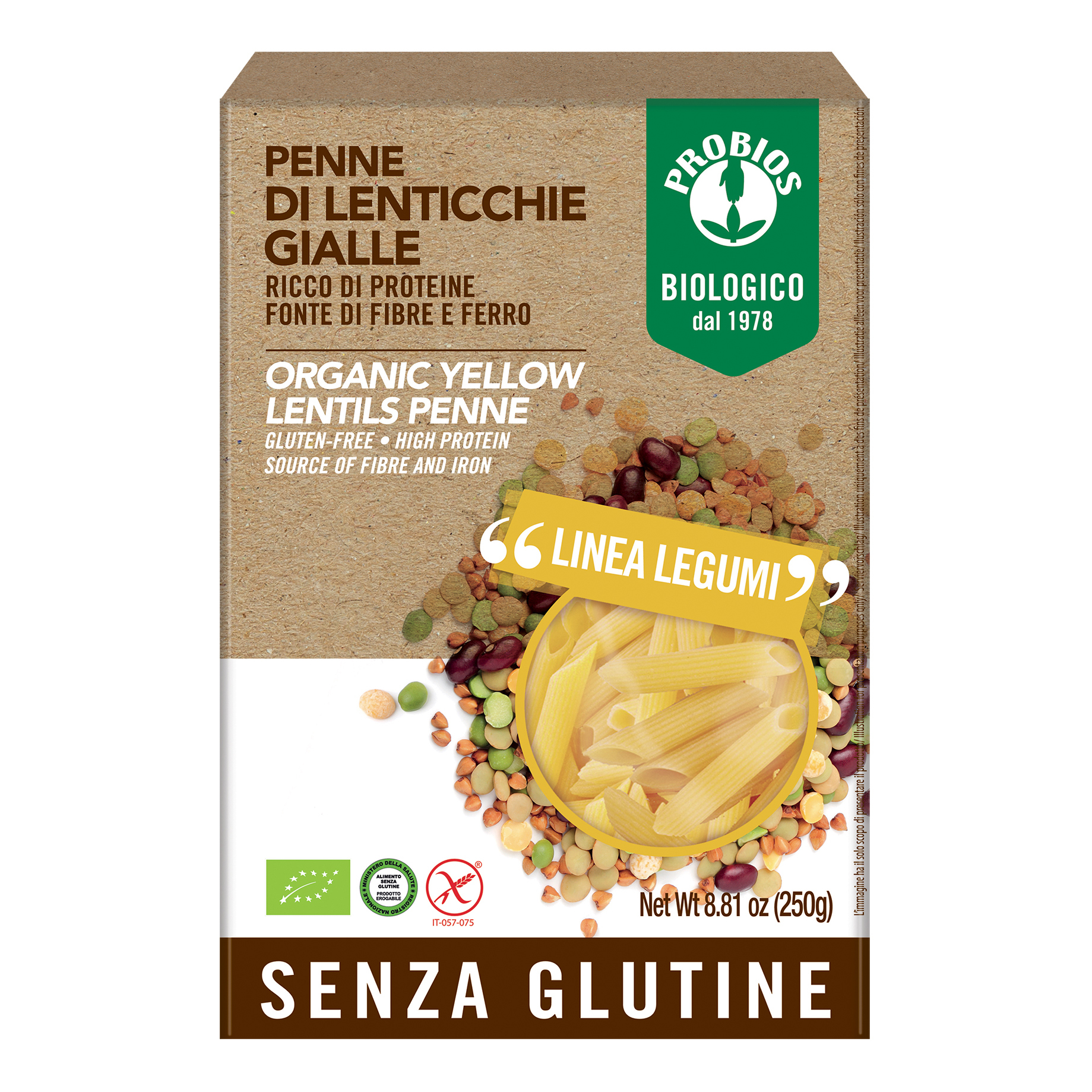 Probios penne lenticch.gialle