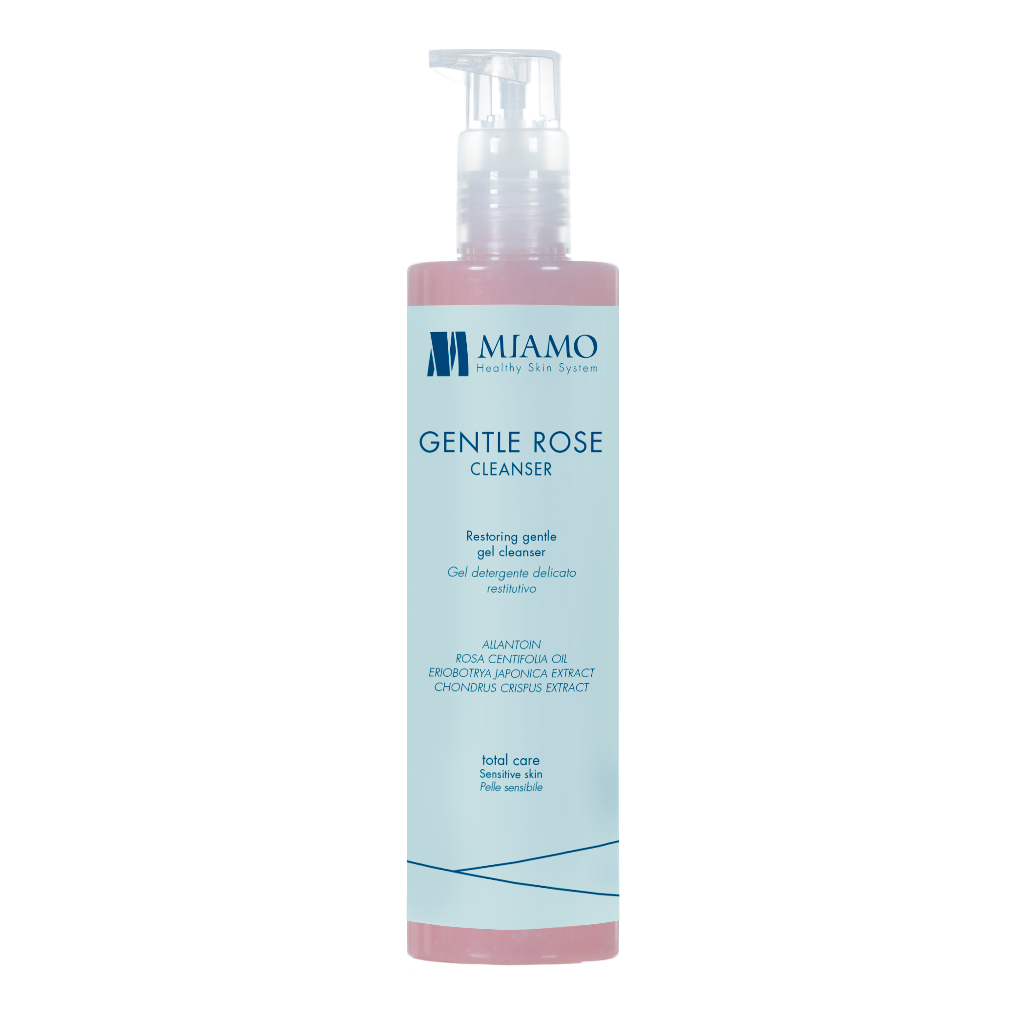 Miamo Total Care Gentle Rose Cleanser Gel Detergente Delicato 250 ml