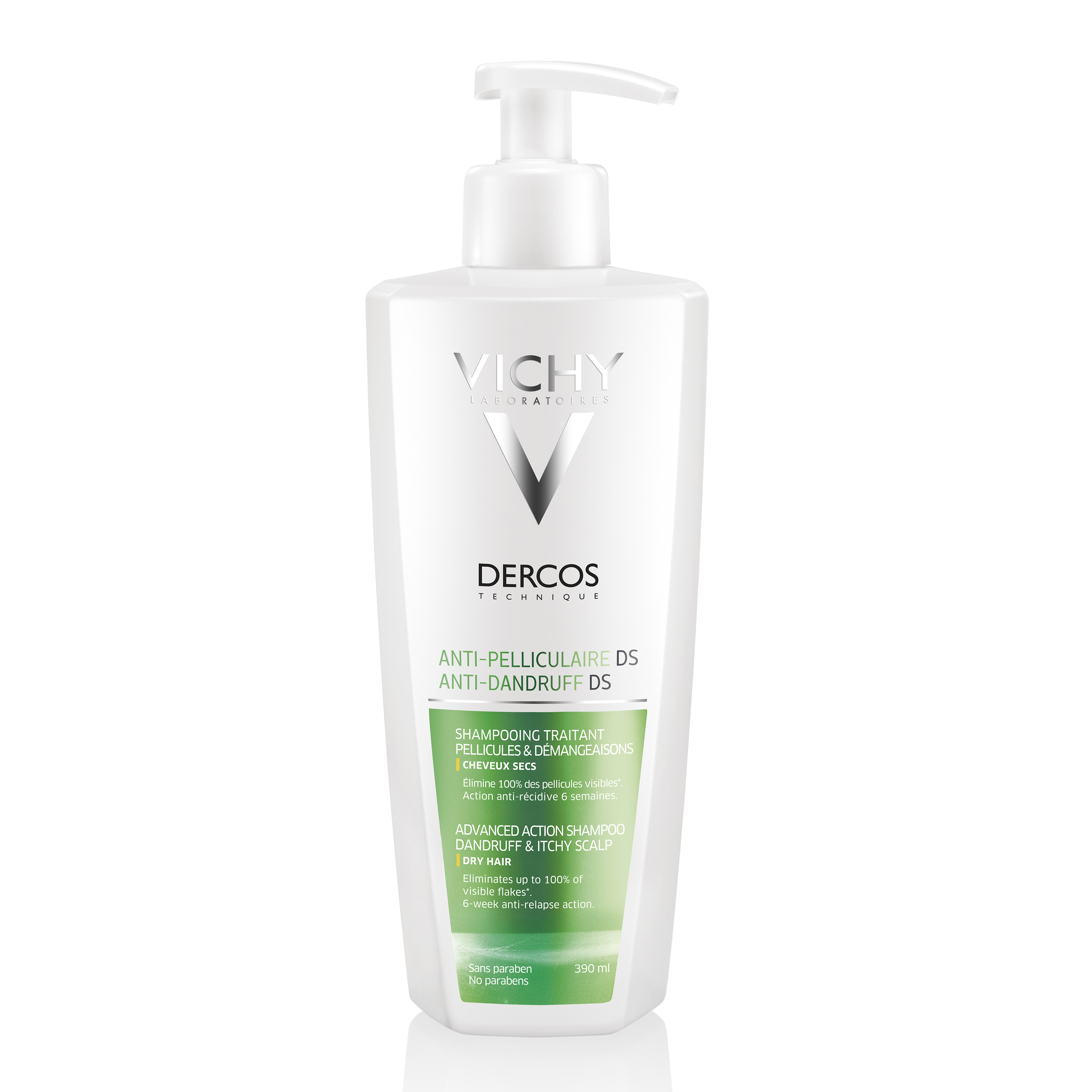 Vichy Dercos Shampoo Antiforfora Capelli Secchi 390 ml Con Acido Salicilico