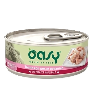 Oasy Cane Specialita' Naturali Adulto Tonno &amp; Pesce Oceanico 150 Gr