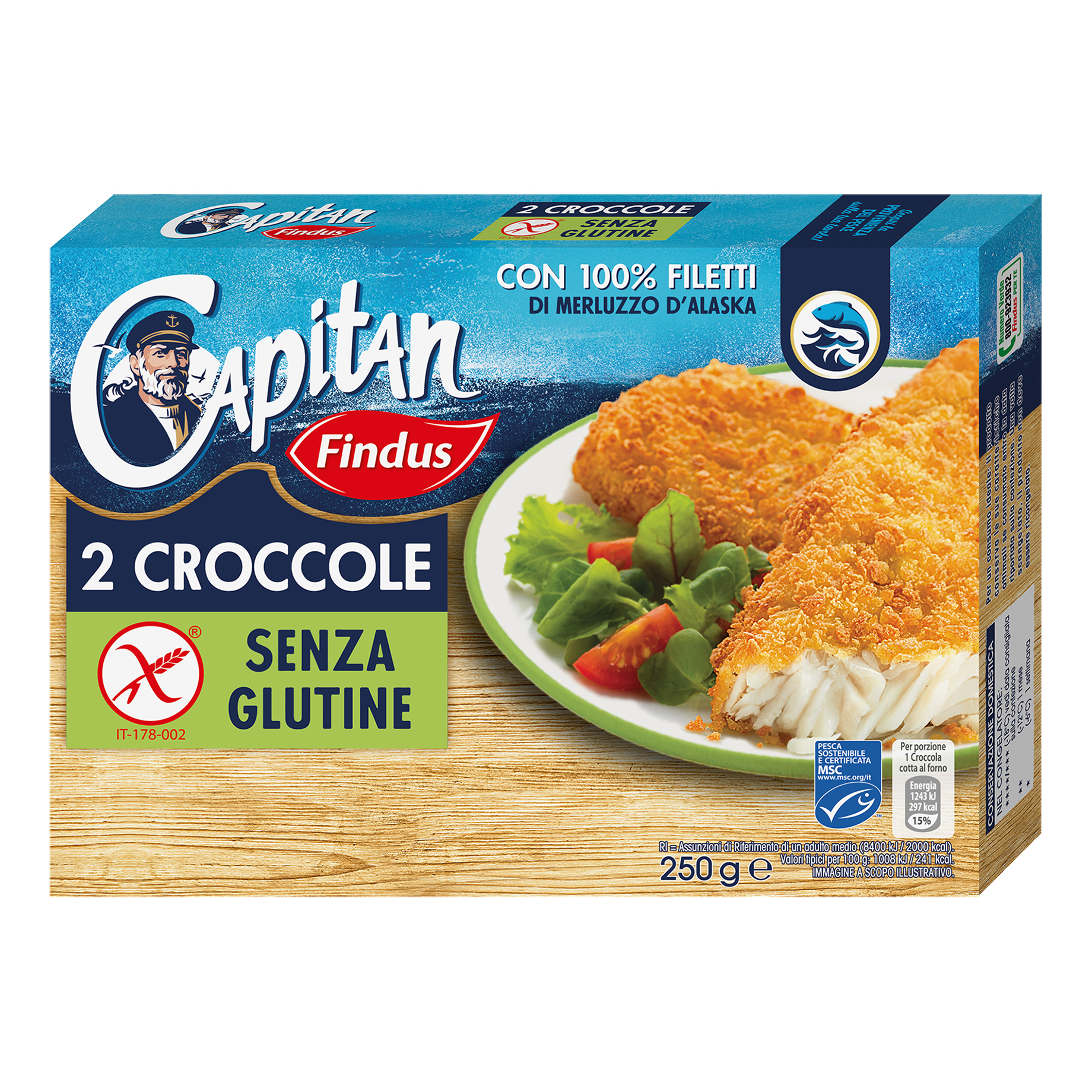 Findus croccole di merluzzo 2 x 125 g