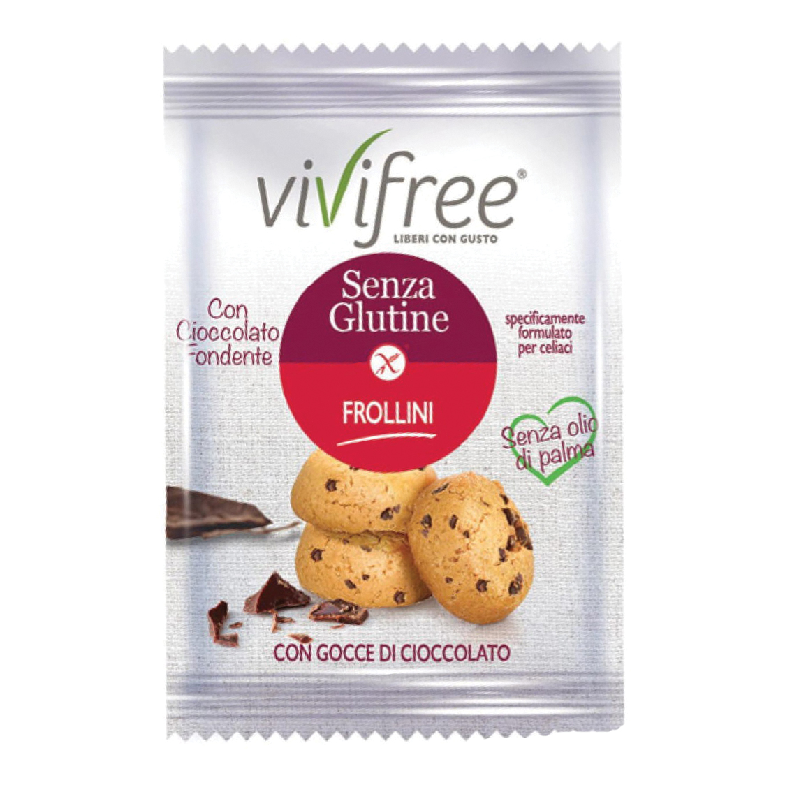 Vivifree frollini gocce di cioccolato 45 g