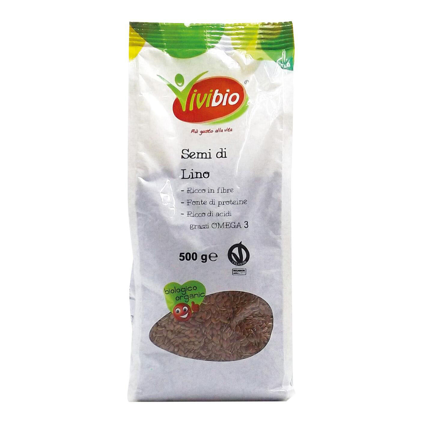 Semi di lino vivibio 500 g