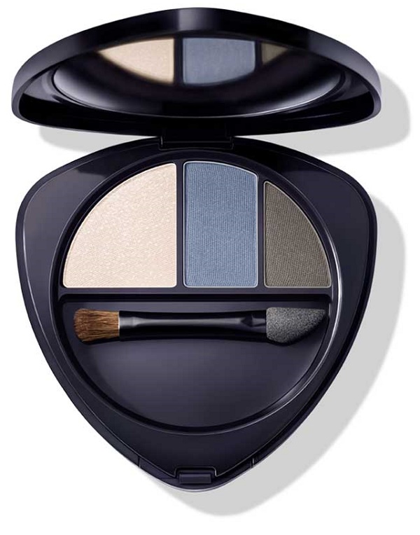 Dr hauschka mallow eyeshadow trio 01 sapphire 4,4 g