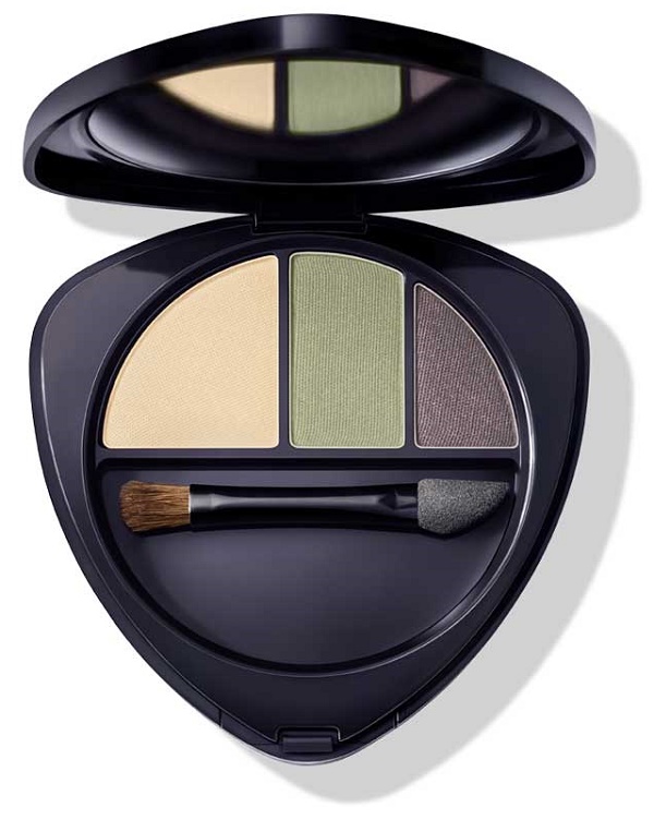 Dr hauschka mallow eyeshadow trio 02 jade 4,4 g