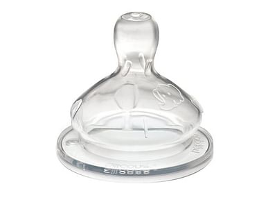 Bebe confort tettarella a base larga maternity in silicone 2 flusso regolabile