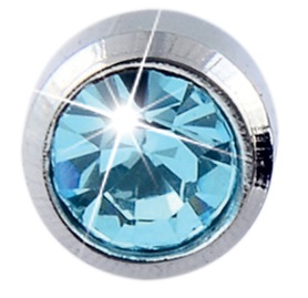 Brillantino 2mm acquamarina