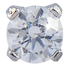 Tiffany cubico 2mm cristallo