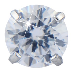 Tiffany cubico 4mm cristallo
