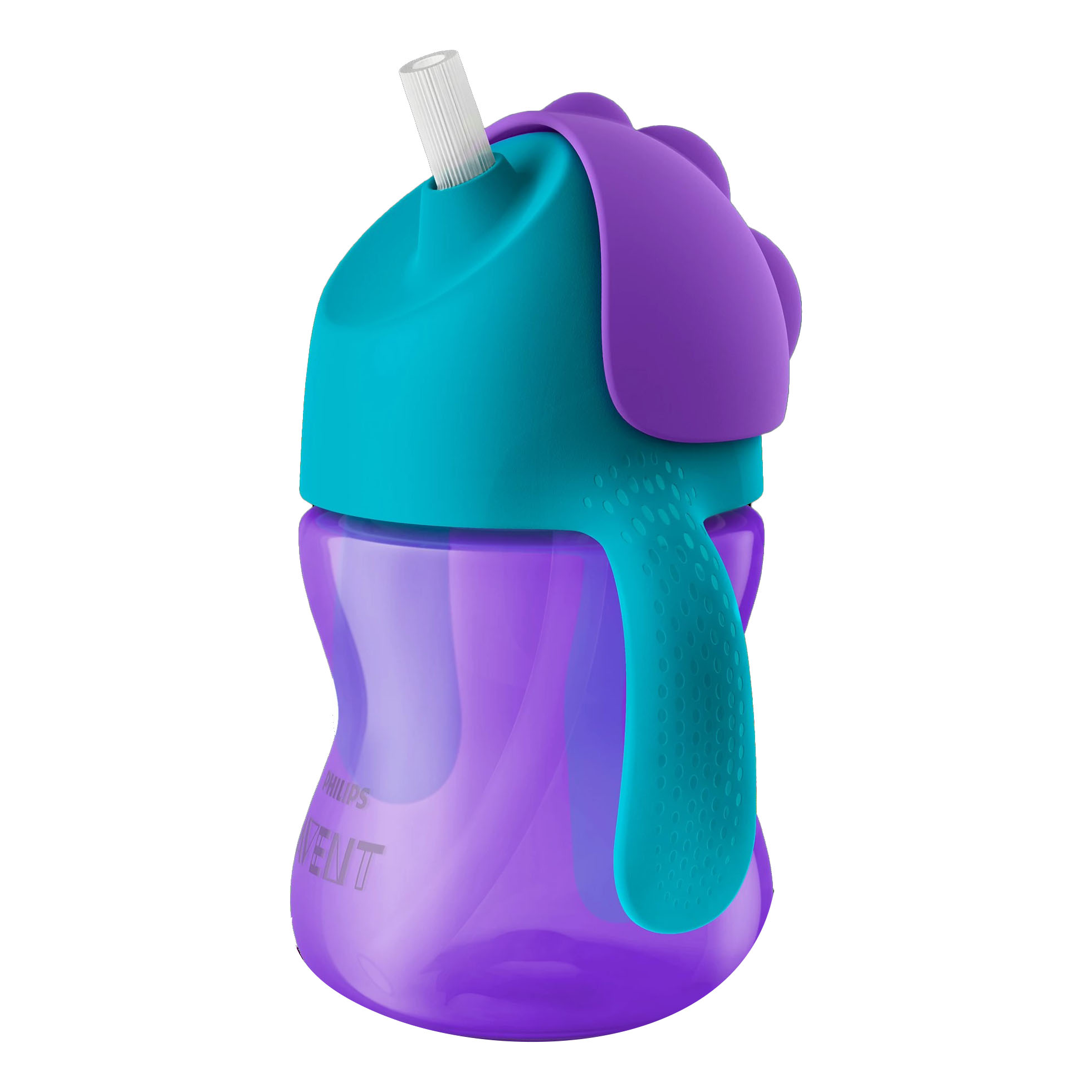 Philips tazza colorata con cannuccia femmina 200 ml