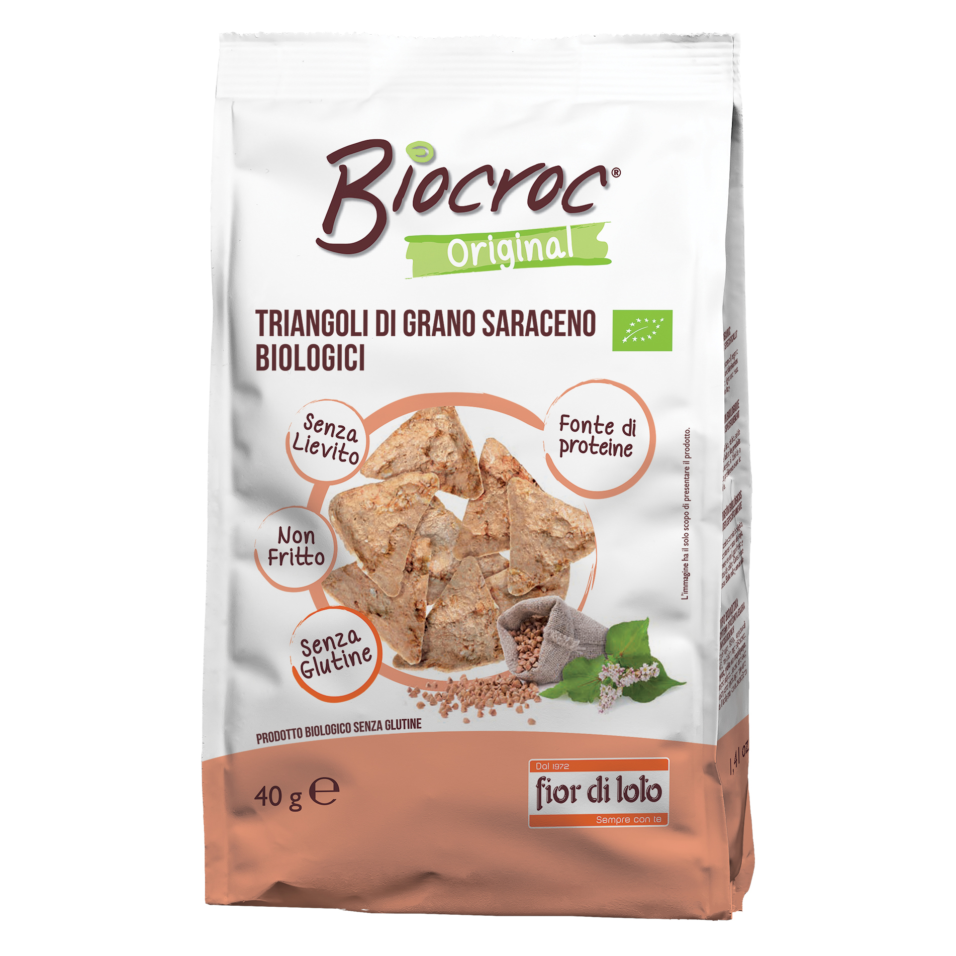 Biocroc triangoli di grano saraceno 40 g