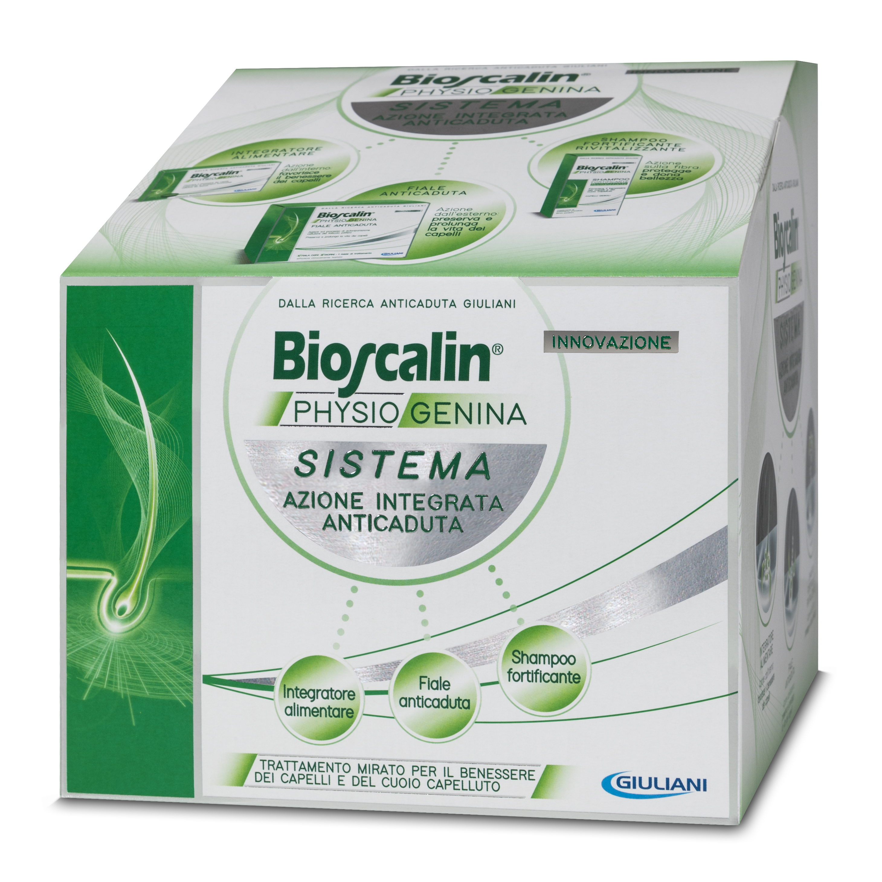 Bioscalin sincrobiogenina compresse + fiale + shampoo volumizzante promo
