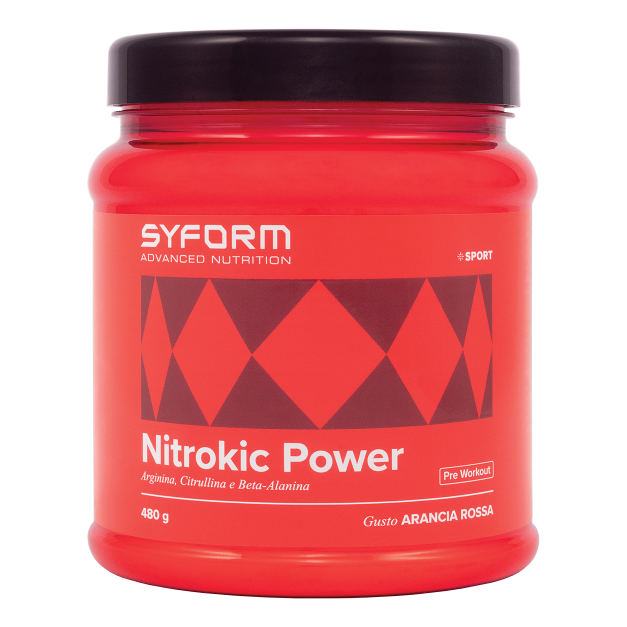 Nitrokic power arancia rossa polvere 480 g