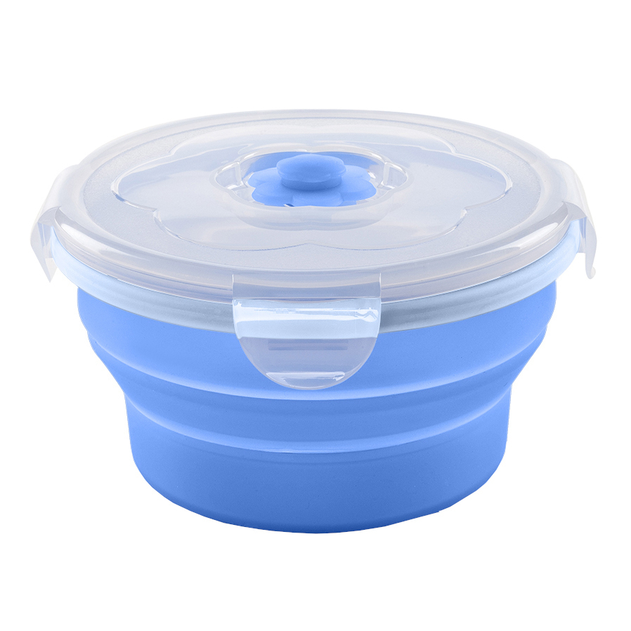 Nuvita contenitori in silicone 540 ml blu