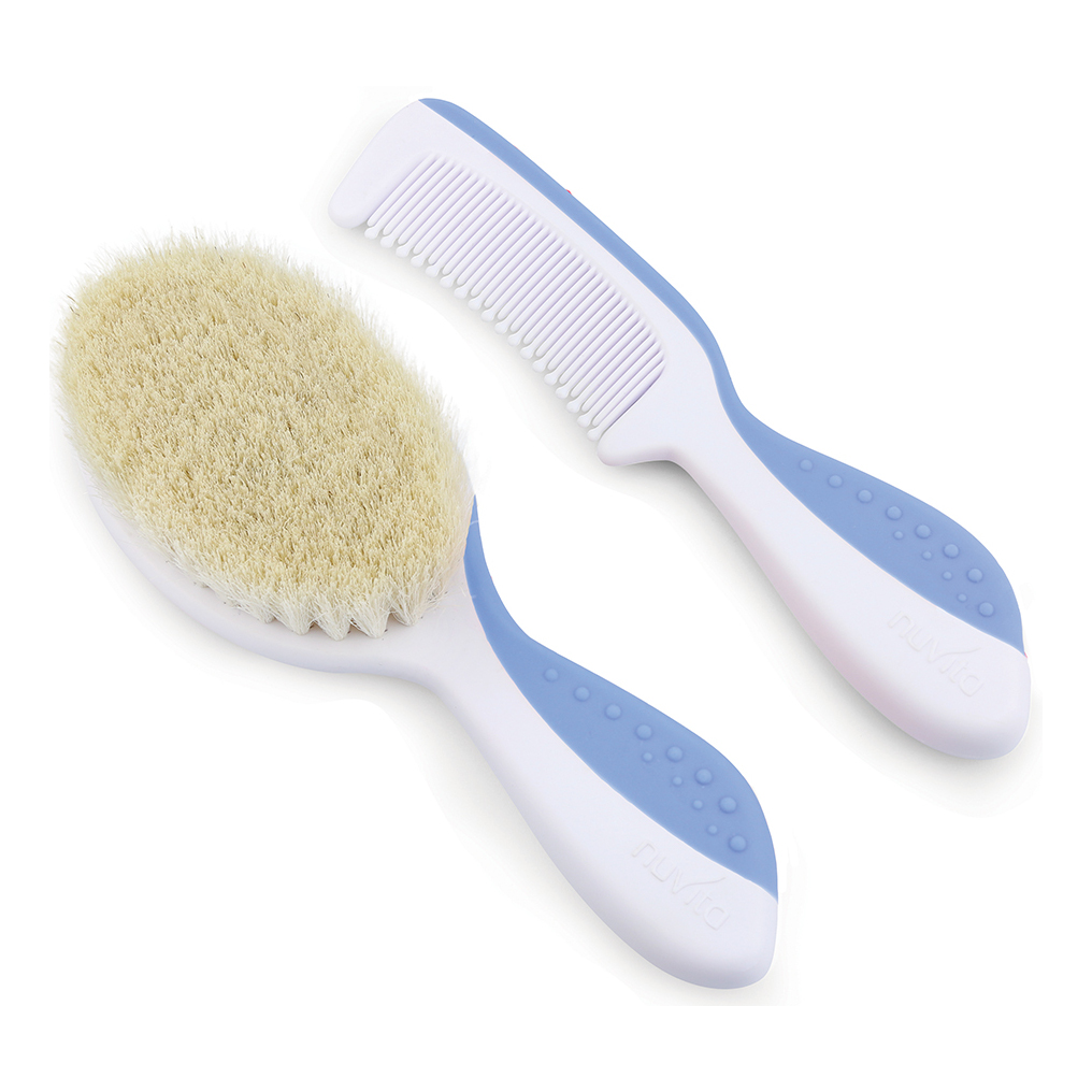 Kit capelli spazzola/pettine blu