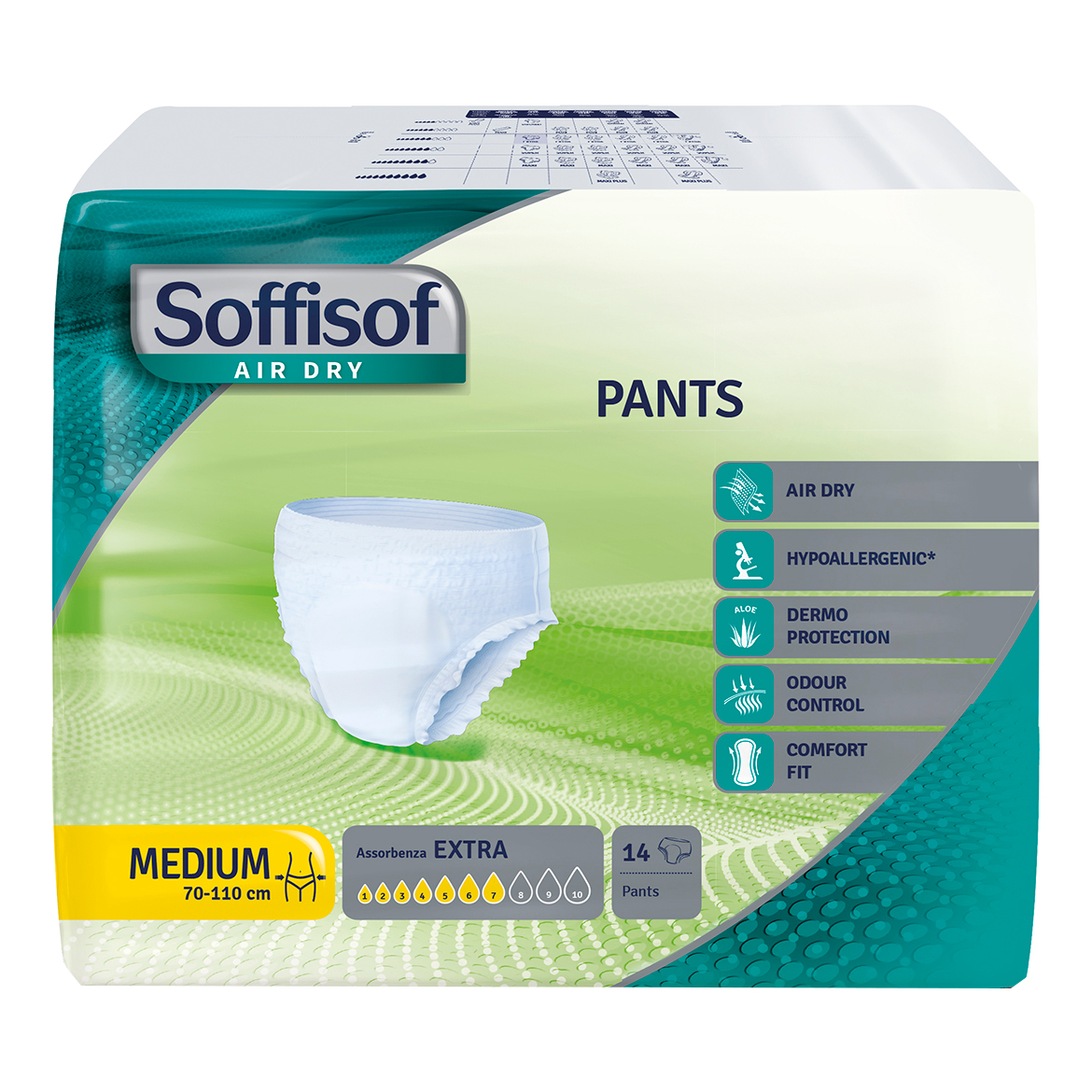 Soffisof Air Dry Ext M 14pezzi 2847