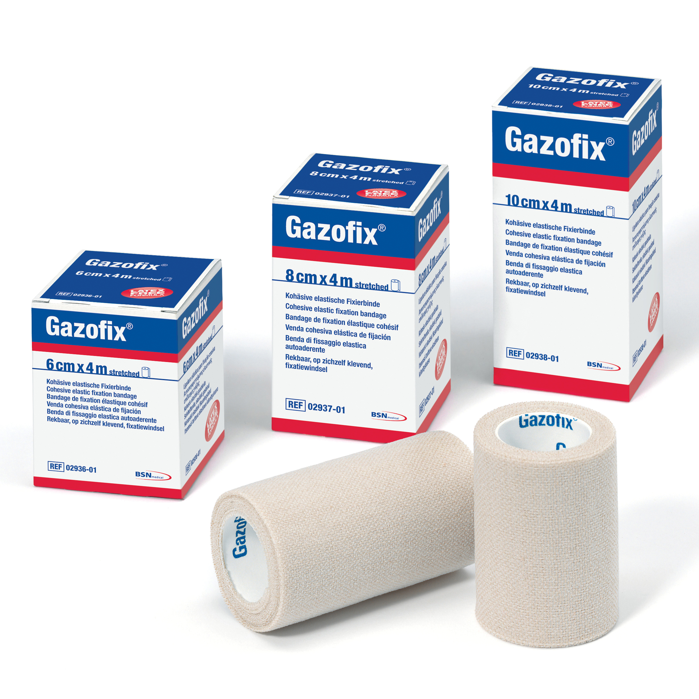 Gazofix benda elast.ad.cm 6x4