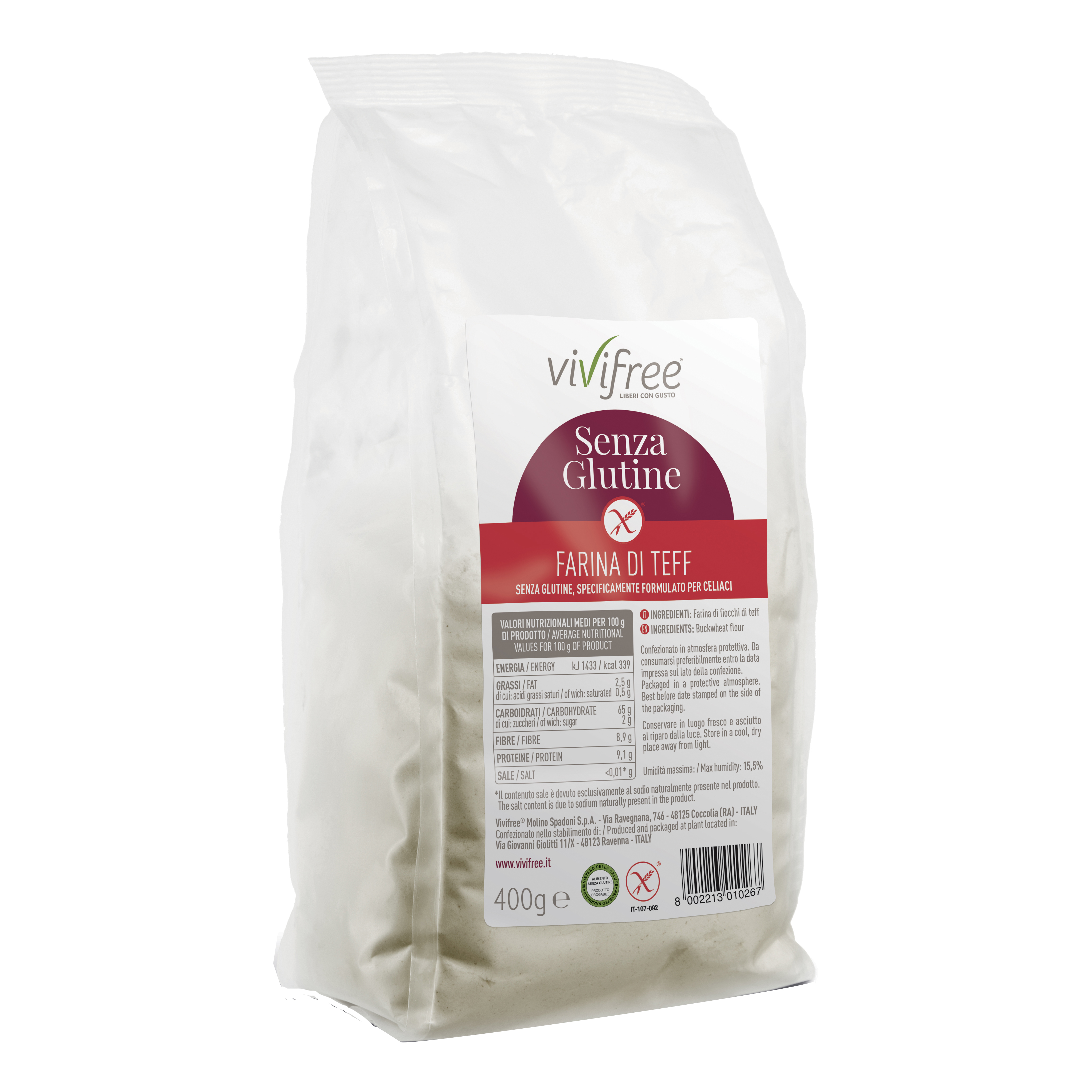 Vivifree farina teff 400g