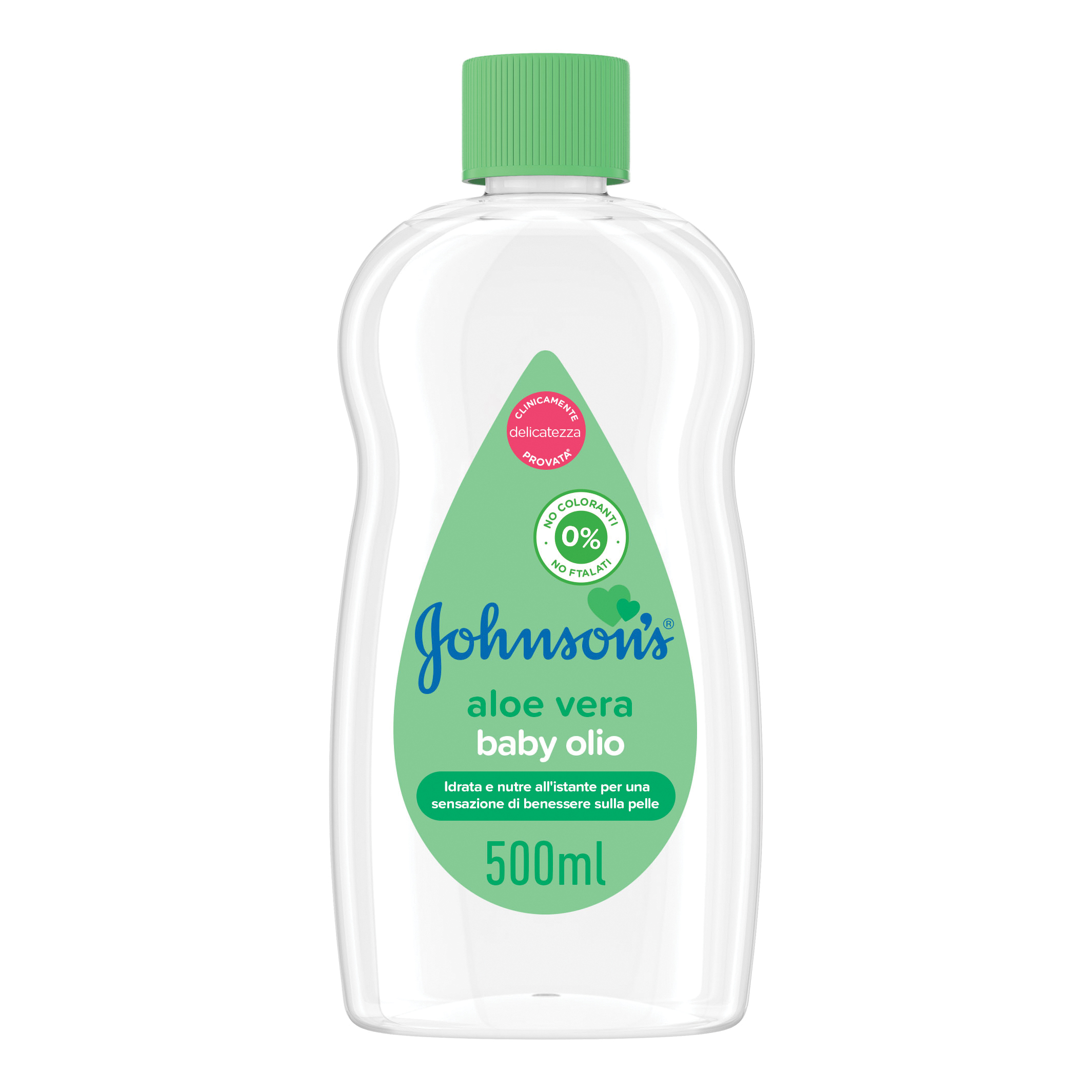 Johnsons baby olio aloe 500 ml