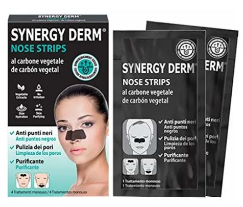 Synergy Derm Nose Strips 4 Trattamenti Monouso