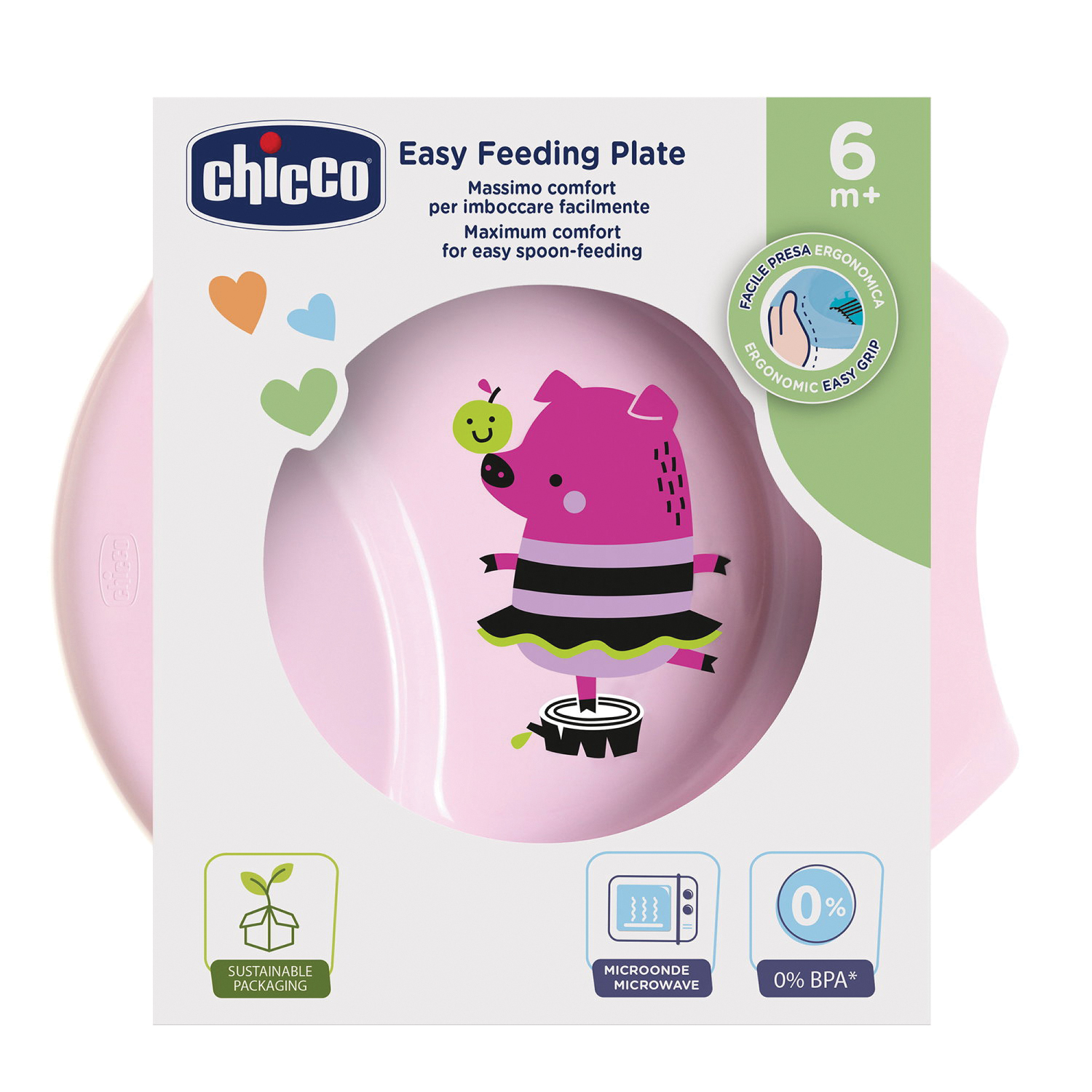 Chicco ciotolina facile imbocco 6 mesi+ rosa