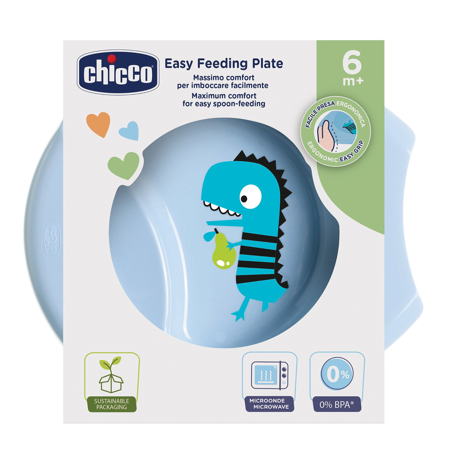 Chicco ciotolina facile imbocco 6 mesi+ azzurro