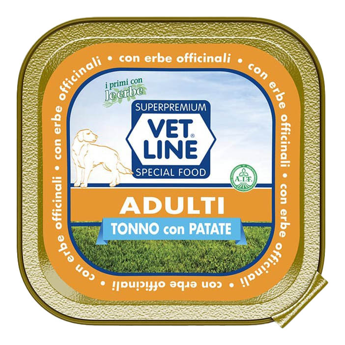 Vetline Cane Adulto Tonno &amp; Patate 150 Gr